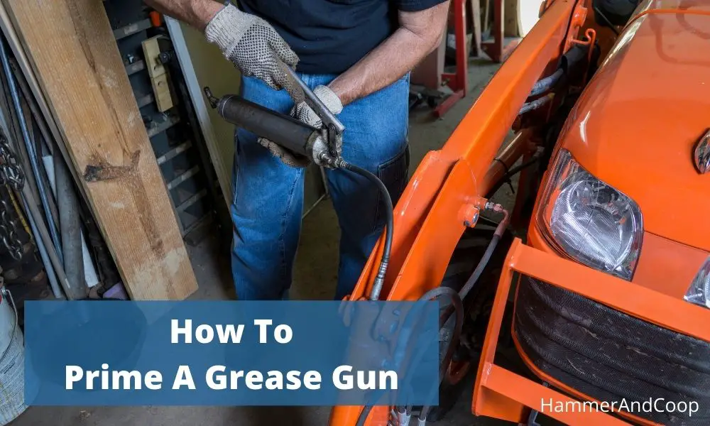 how to prime grease gun